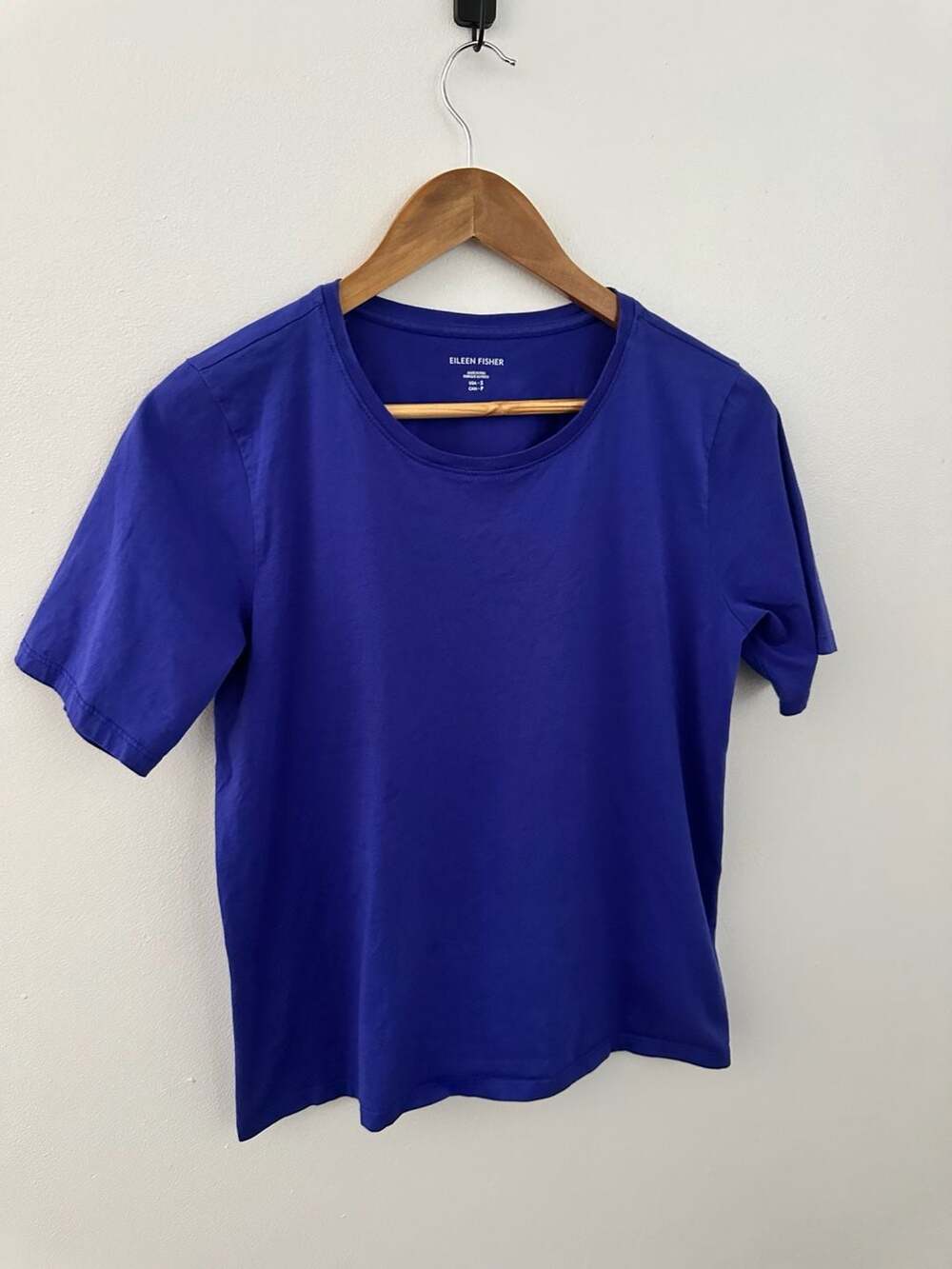 Eileen Fisher Organic Cotton Crew Neck T-Shirt Size Small